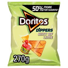 Doritos Dippers Hint of Lime Sharing Tortilla Chips 270g