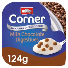 Muller Corner Crunch Chocolate Digestive Yogurt 124g