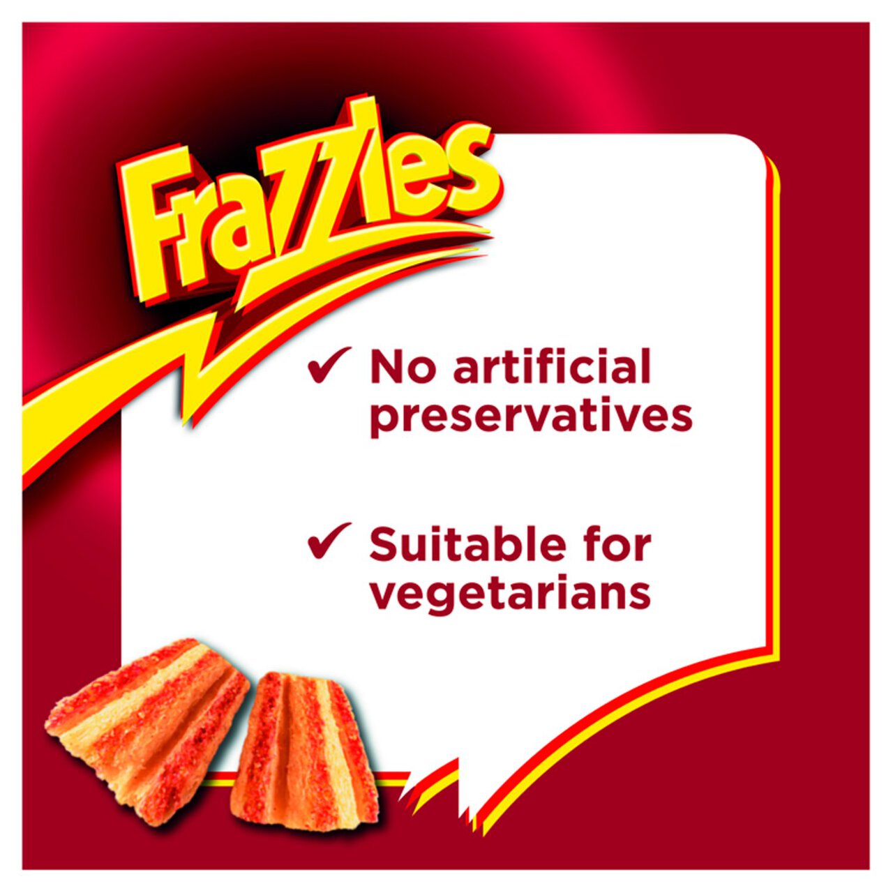 Smiths Frazzles Crispy Bacon Multipack Snacks 6 per pack