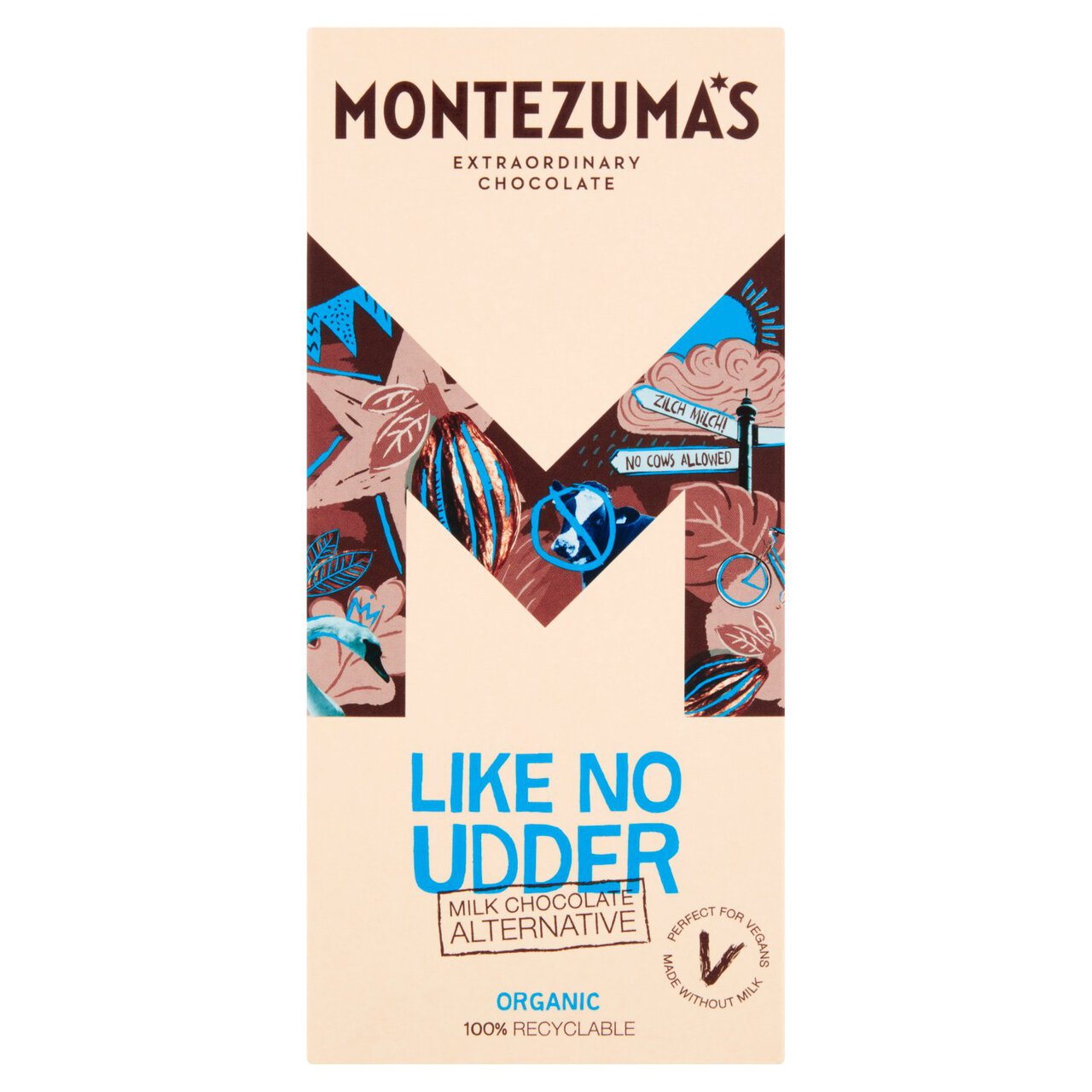 Montezuma's Like No Udder Milk Chocolate Alternative 90g