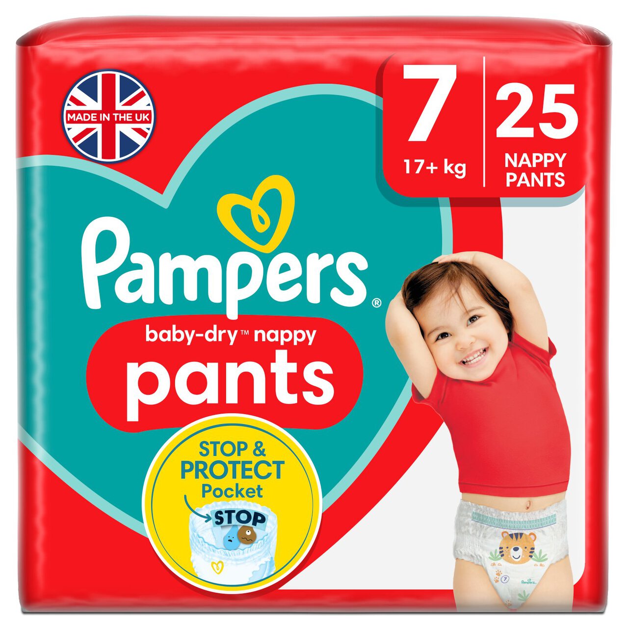 Pampers Baby-Dry Nappy Pants Size 7, 112 Nappy Pants, Monthly Saving P -  BRANDS CYPRUS