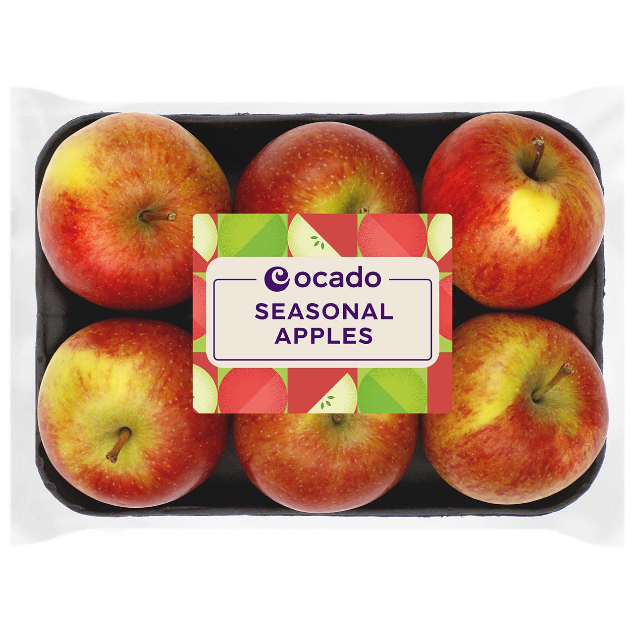 Ocado Seasonal Apples 6 per pack