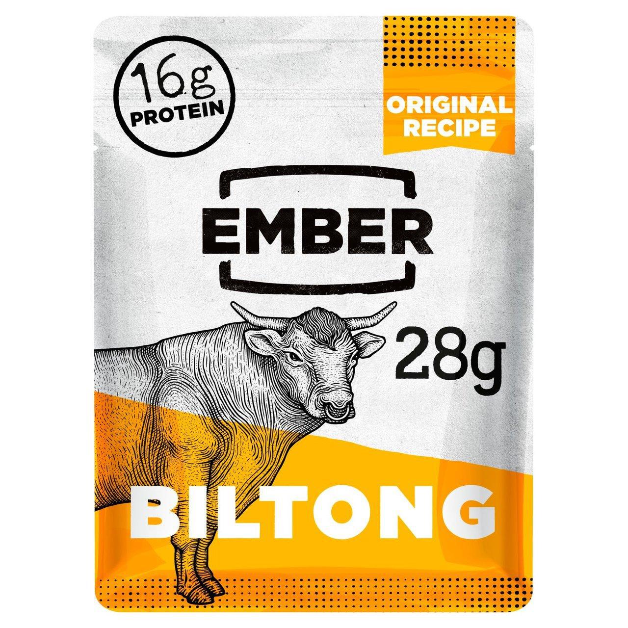 Ember Snacks Original Flavour Beef Biltong 28g