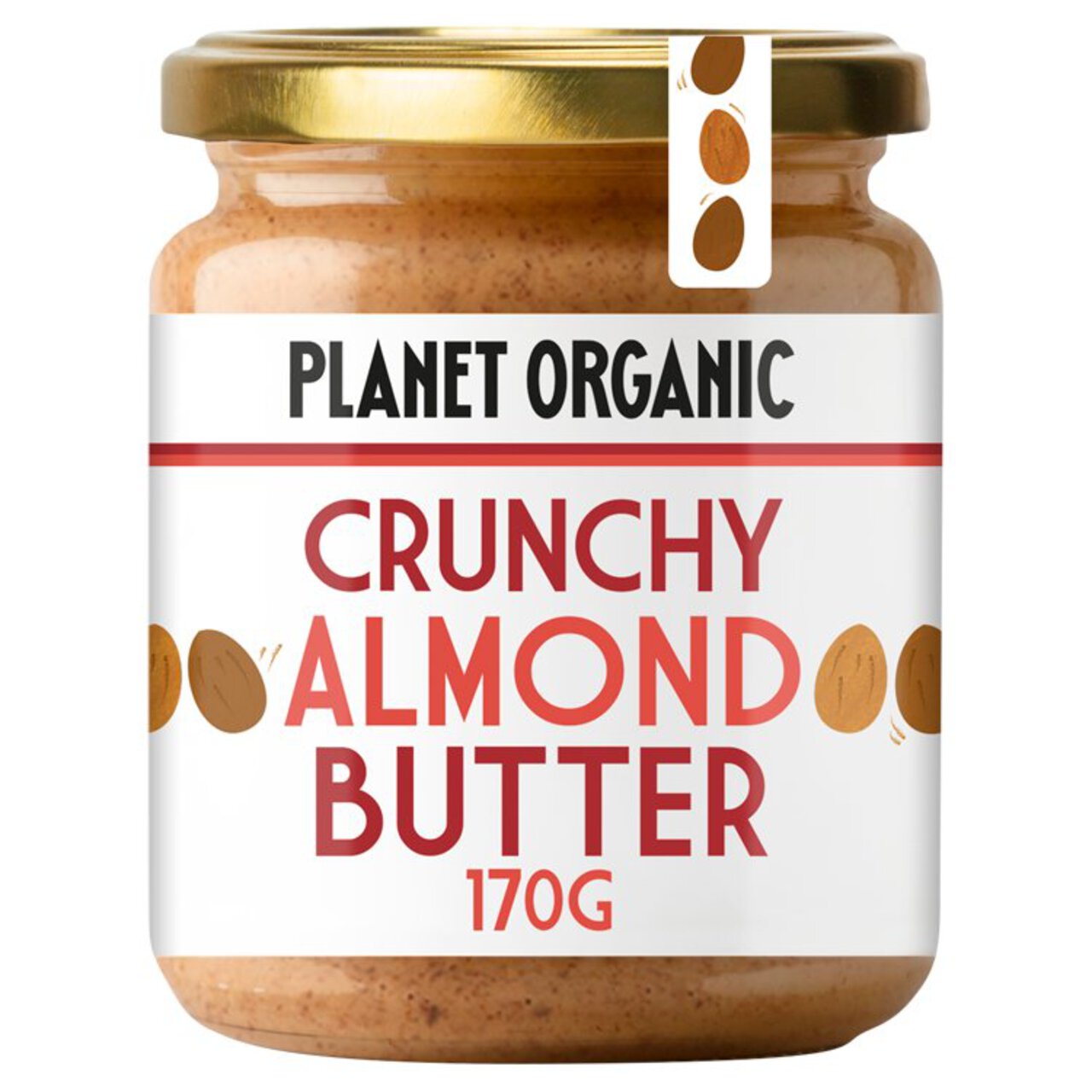 Planet Organic Crunchy Almond Butter 170g