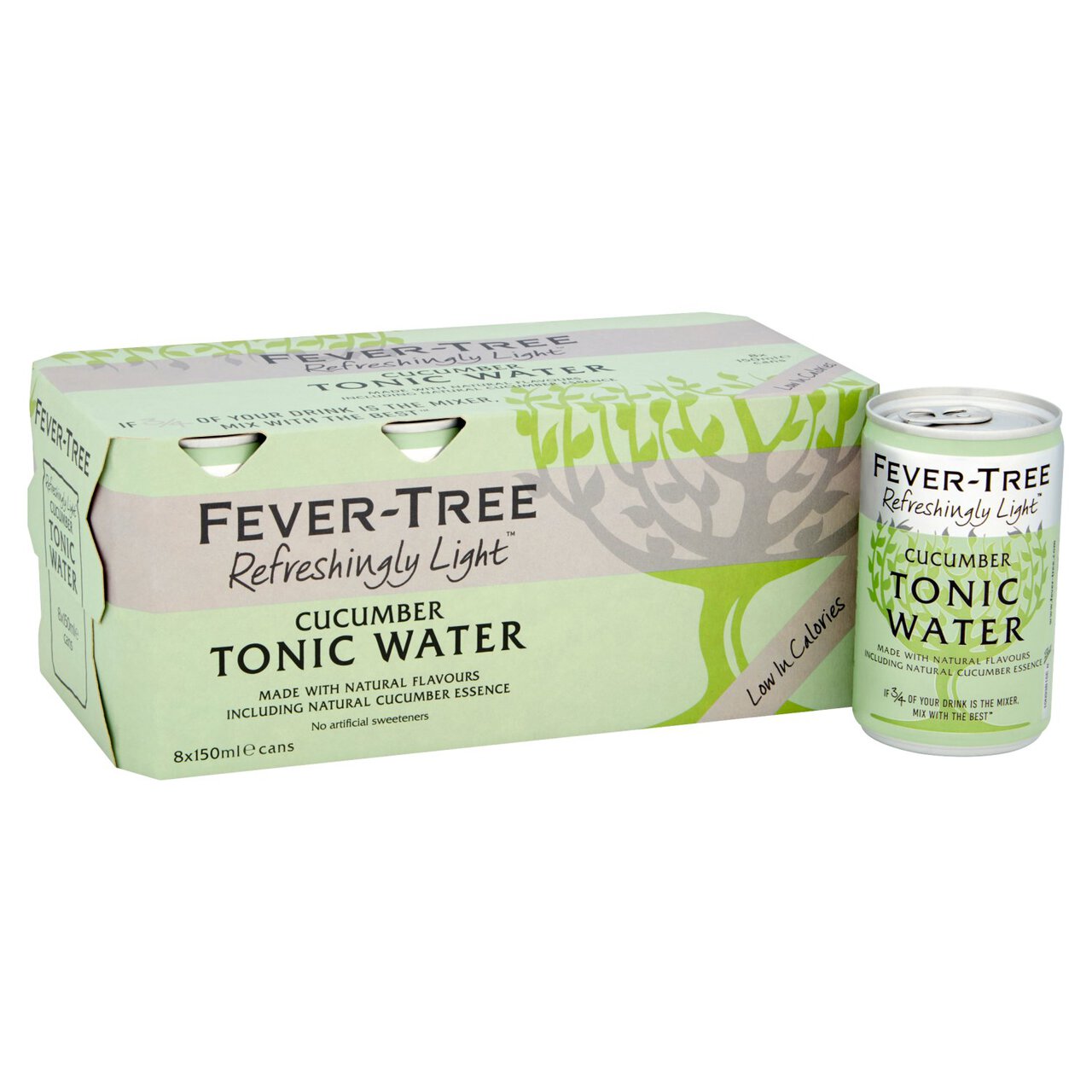 Fever-Tree Light Cucumber Tonic Cans 8 x 150ml
