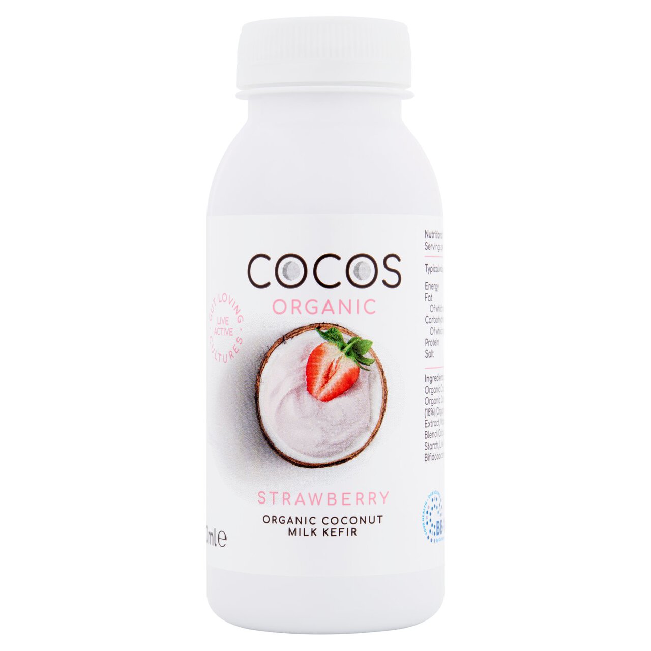 COCOS Organic Strawberry Coconut Kefir 200ml