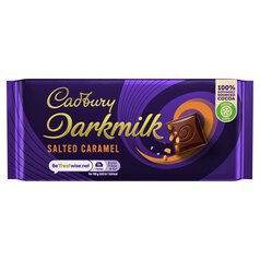 Cadbury Darkmilk Salted Caramel Chocolate Bar 85g