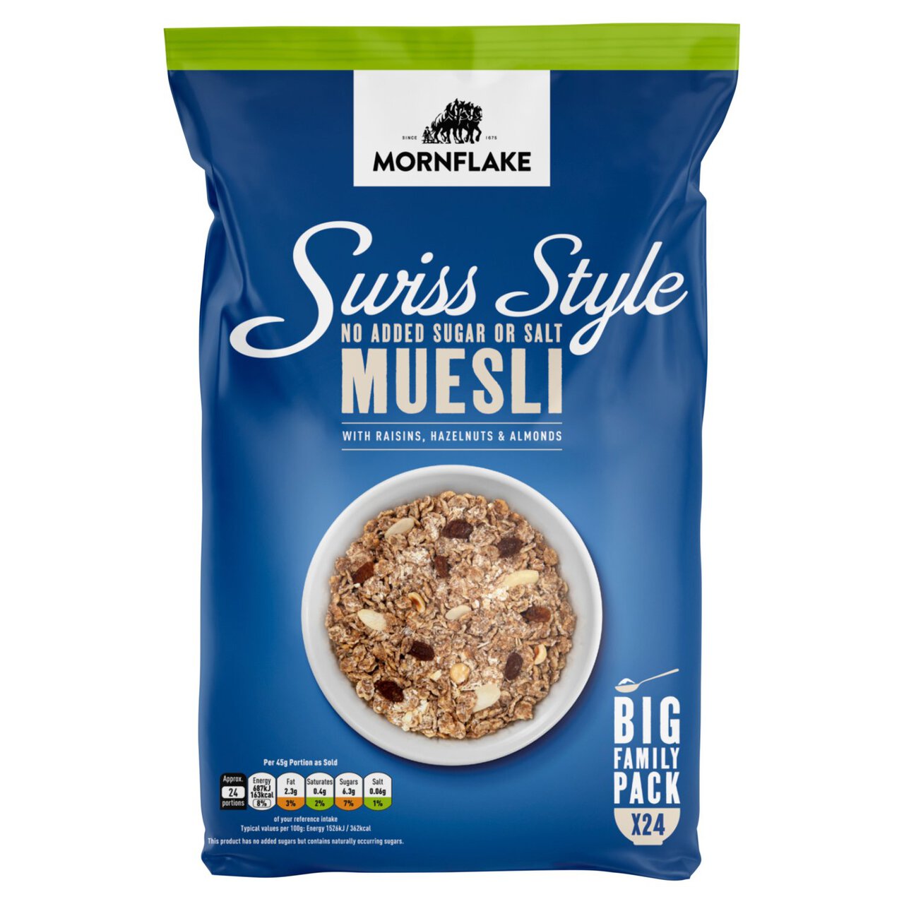 Mornflake Classic Swiss Style Muesli No Added Sugar 1.1kg