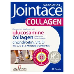 Vitabiotics Jointace Collagen, Glucosamine, Chondriotin, Vitamin D Tablets 30 per pack