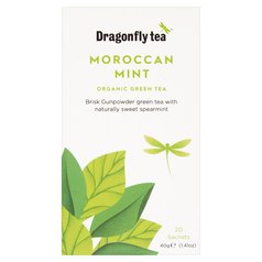 Dragonfly Organic Moroccan Mint Green Tea Bags 20 per pack