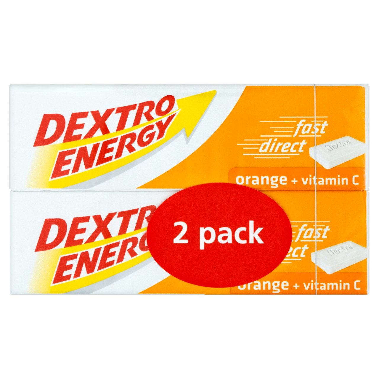 Dextro Orange + Vitamin C Energy Tablets 2 x 14 per pack