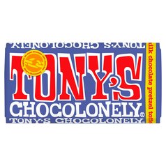 Tony's Chocolonely Dark Milk Chocolate Pretzel Toffee 42% 180g