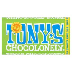 Tony's Chocolonely Dark Chocolate 51% Almond Sea Salt 180g
