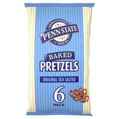 Penn State Sea Salted Multipack Pretzels 6 x 22g