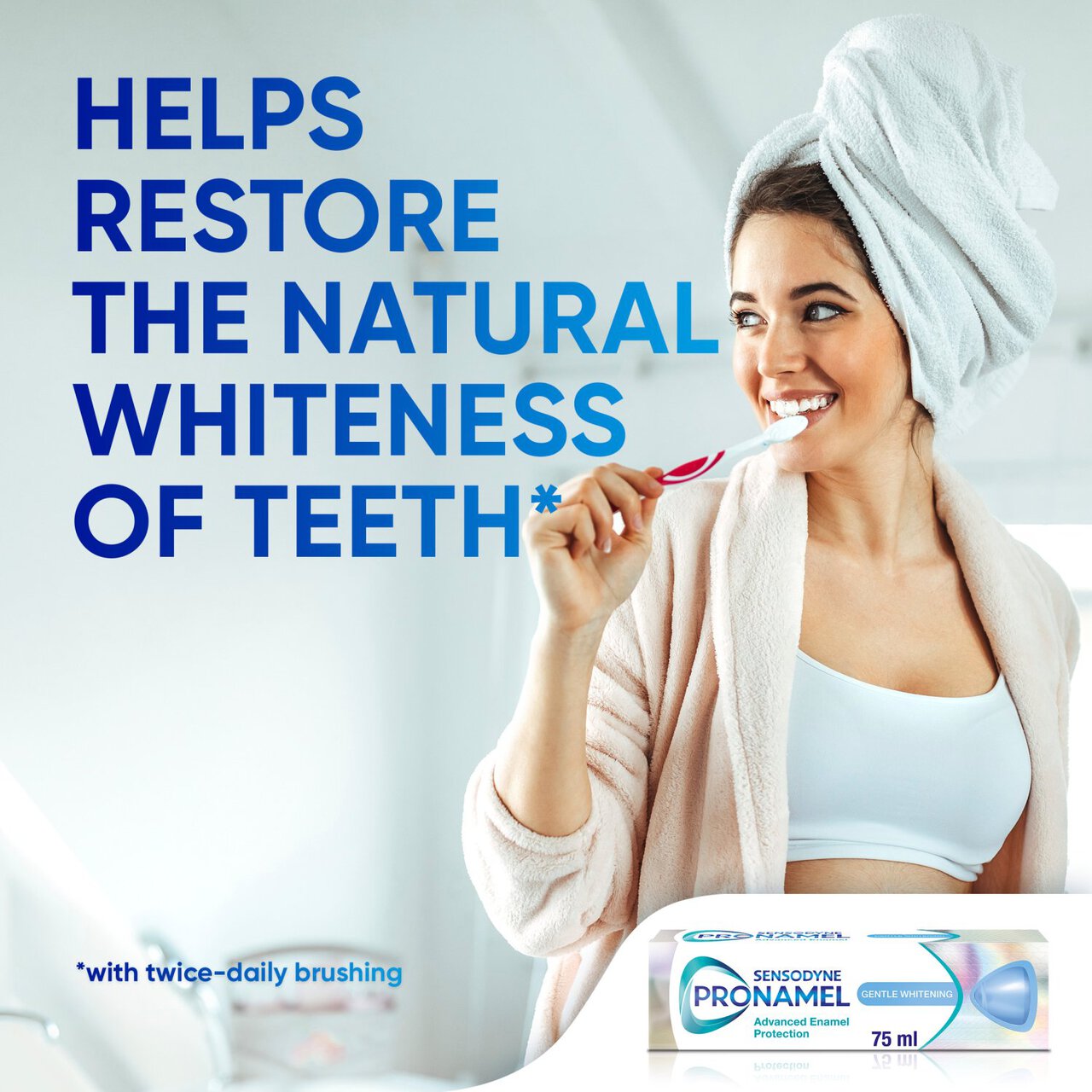 Sensodyne Pronamel Gentle Whitening Enamel Care Toothpaste 75ml