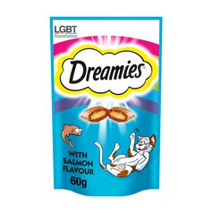 Dreamies Cat Treat Biscuits with Salmon 60g 60g