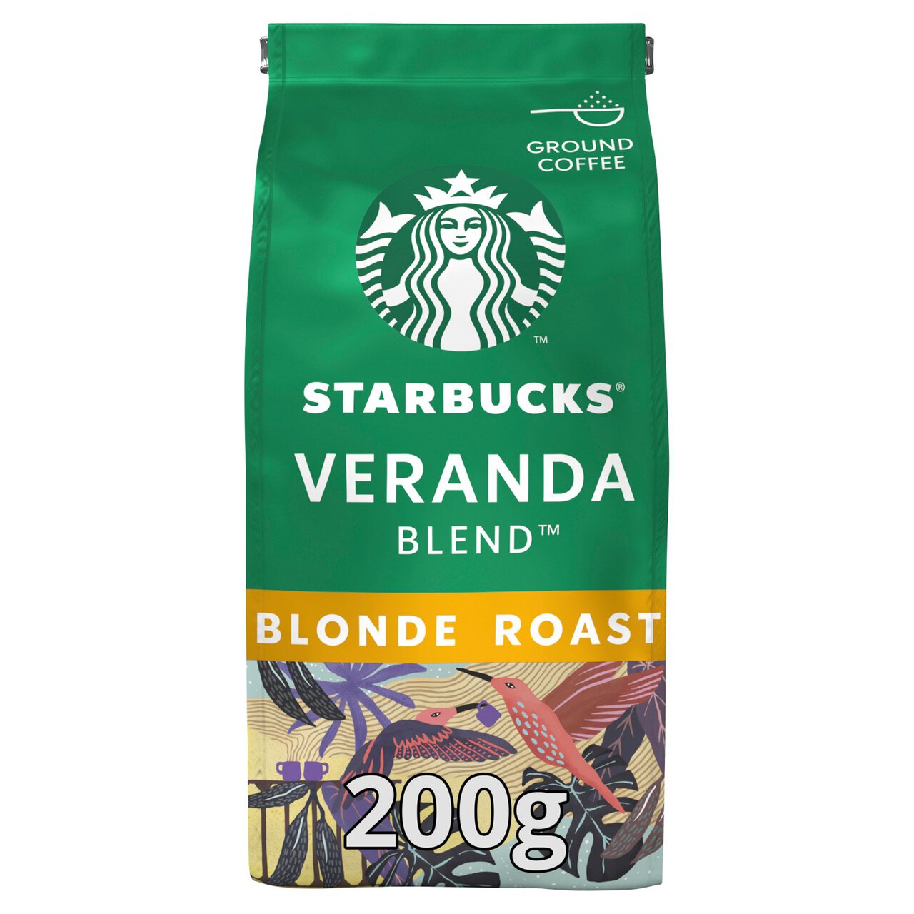 STARBUCKS Veranda Blend, Blonde Roast, Ground Coffee 200g