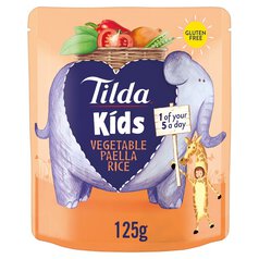 Tilda Kids Vegetable Paella Rice 125g