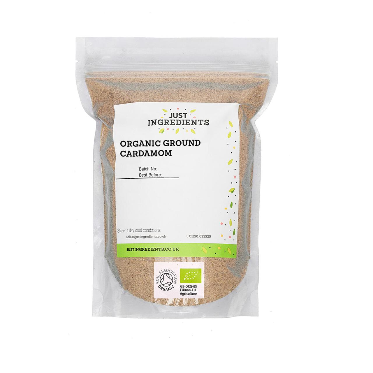 JustIngredients Organic Ground Cardamom 100g