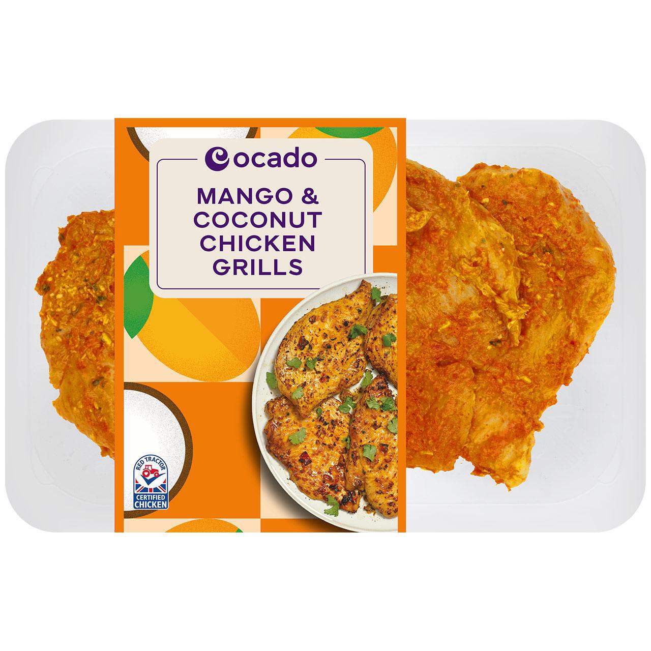 Ocado Mango & Coconut Chicken Grills 330g