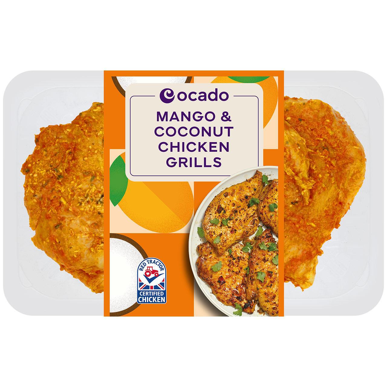 Ocado Mango & Coconut Chicken Grills 330g