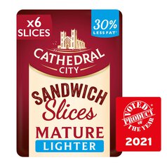 Cathedral City Lighter Cheese 6 Slices 150g