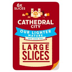 Cathedral City Lighter Mature Cheese 6 Slices 150g