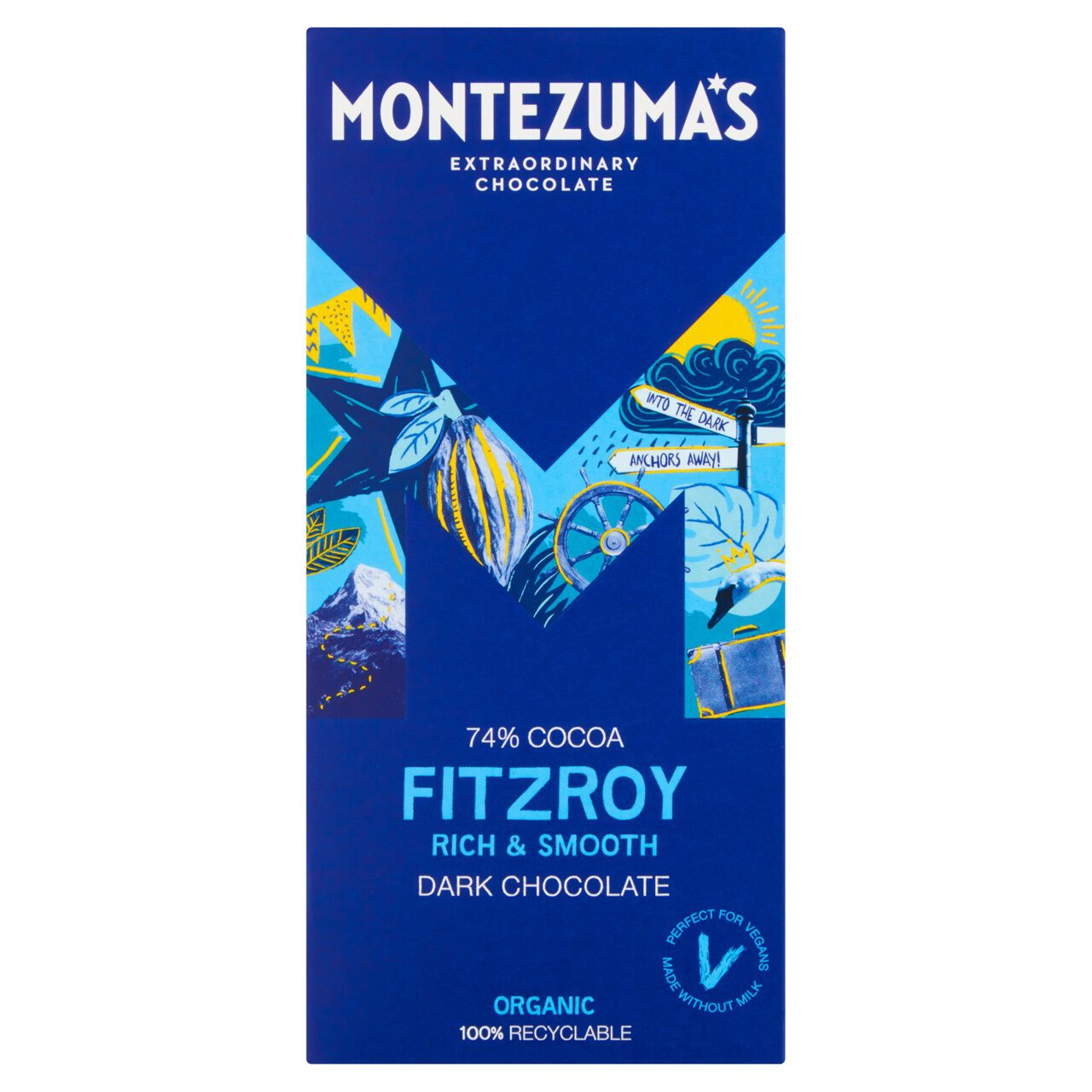 Montezuma's Fitzroy Dark Chocolate Bar 90g