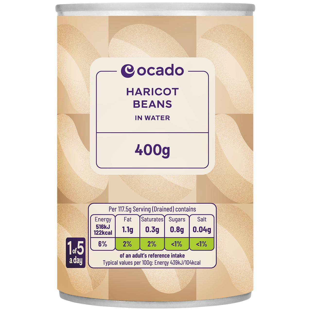 Ocado Haricot Beans in Water 400g