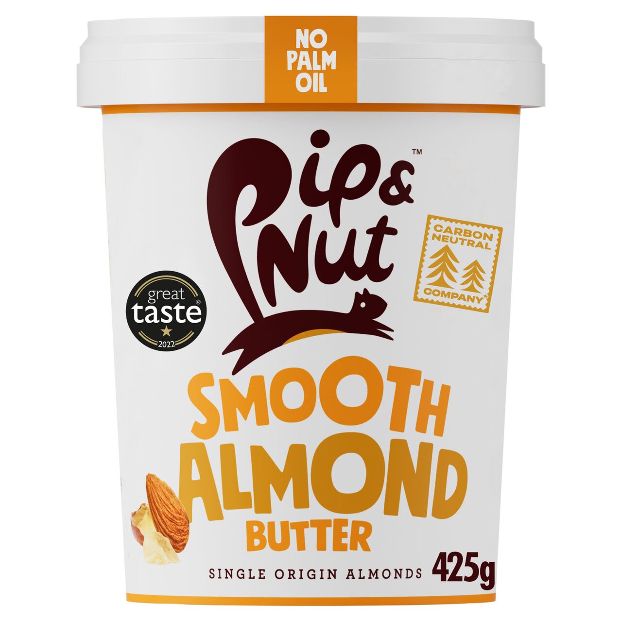 Pip & Nut Smooth Almond Butter 425g