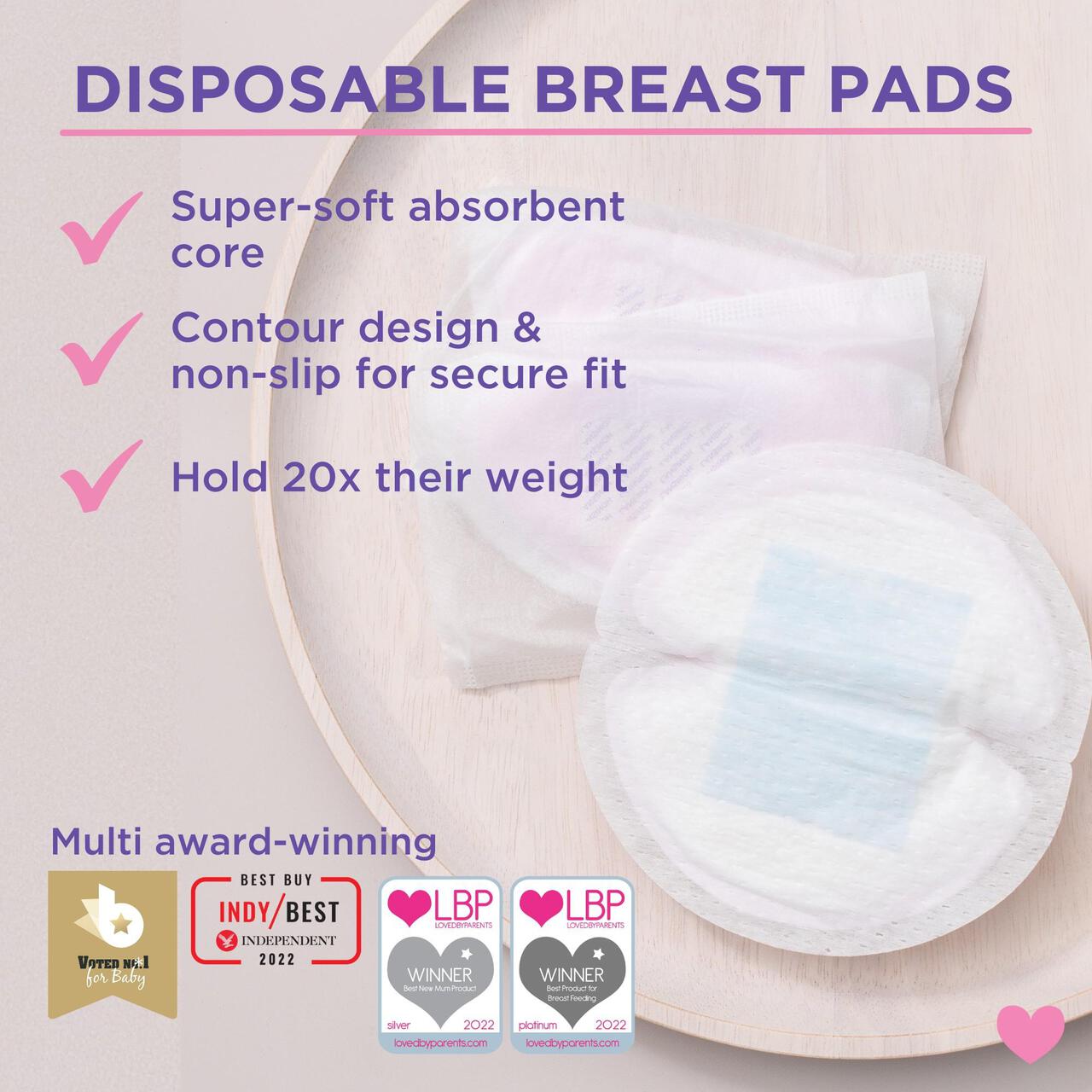 Lansinoh Disposable Nursing Breast Pads 60 per pack