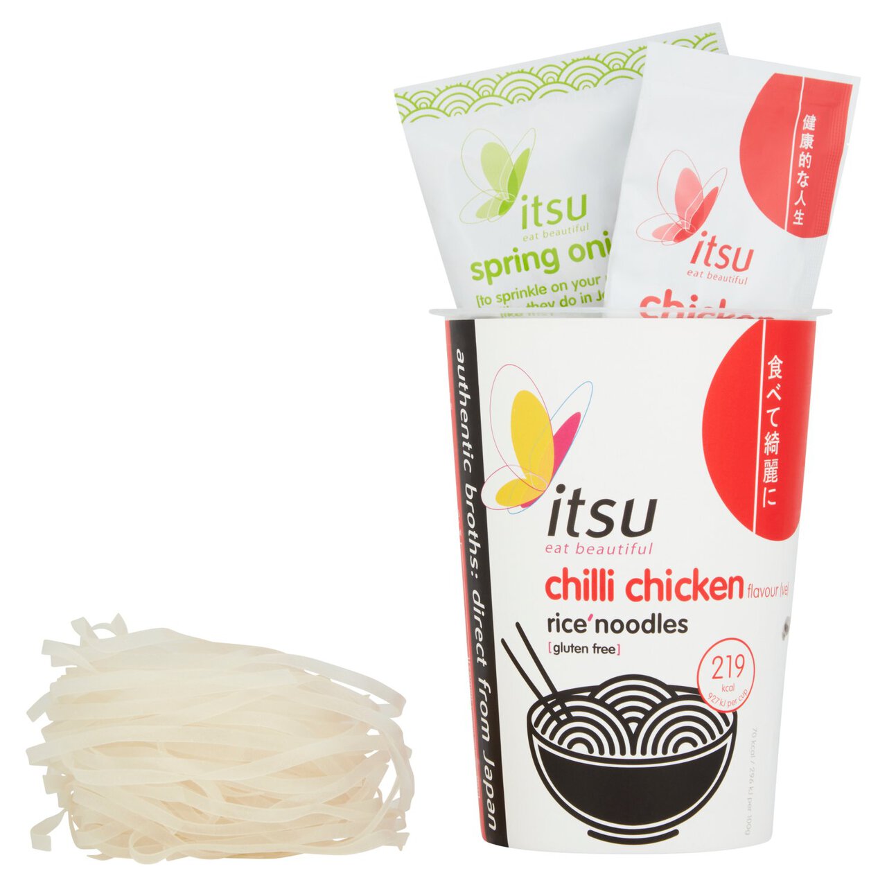 itsu Chilli Chicken Rice Noodles Cup 63g