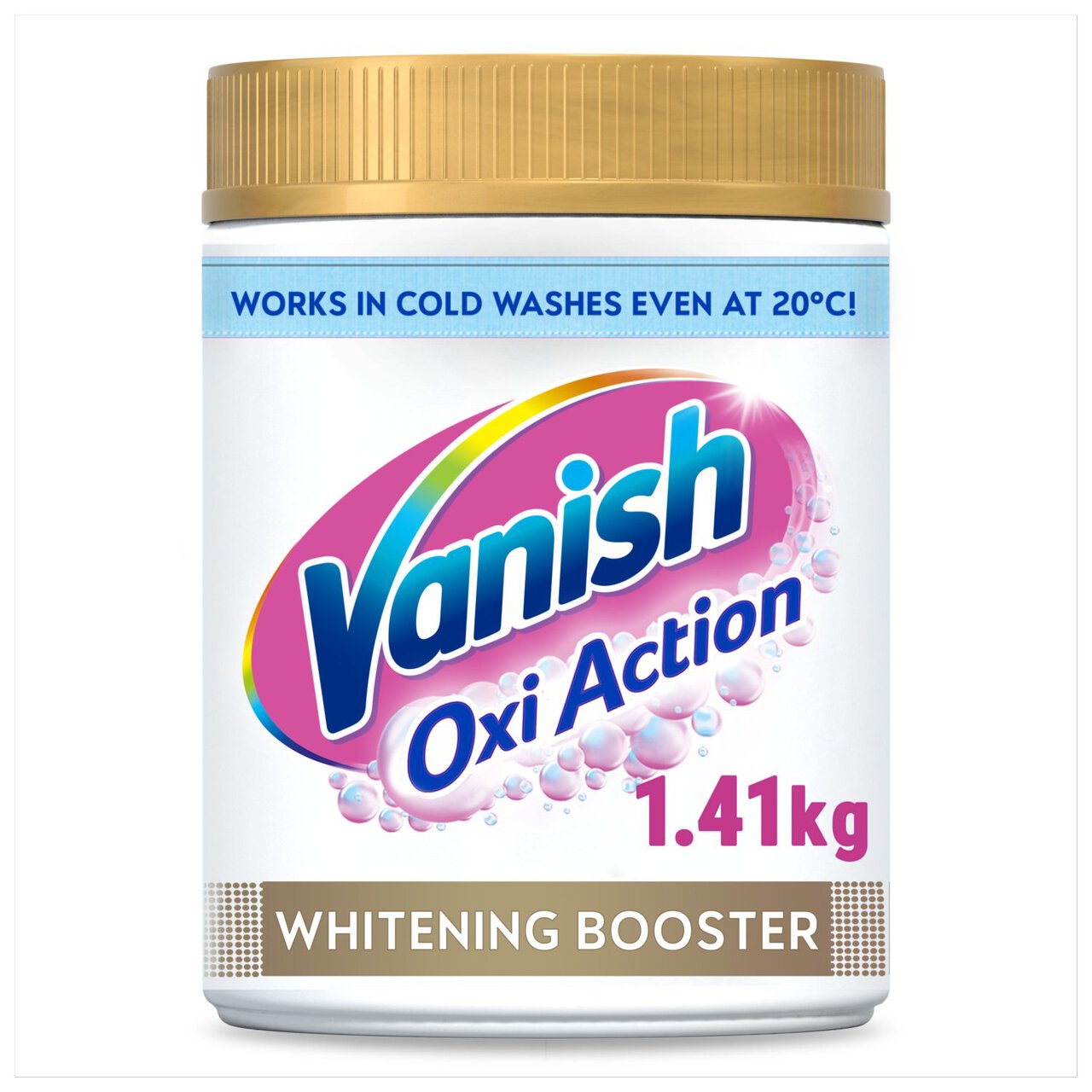 Vanish Oxi Action Fabric Stain Remover Powder Whites 1.4kg