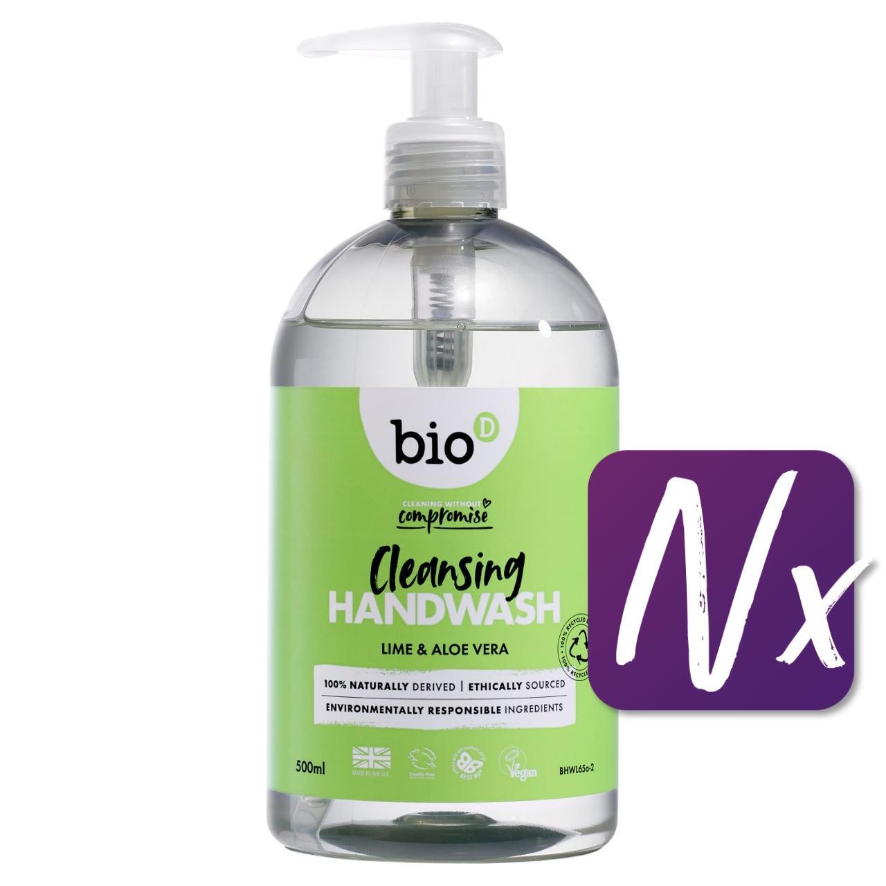 Bio-D Eco Lime & Aloe Vera Sanitising Hand Wash 500ml