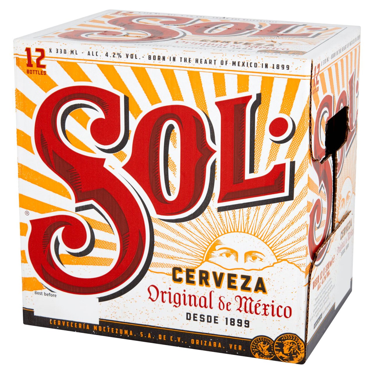 Sol Mexican Lager Chilled to Door 12 x 330ml
