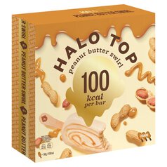 Halo Top Peanut Butter Swirl Low Calorie Sticks 3 x 100ml