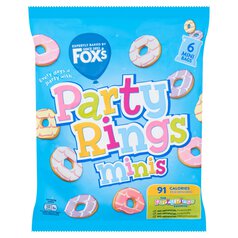 Fox's Biscuits Party Rings Minis Multipack 120g