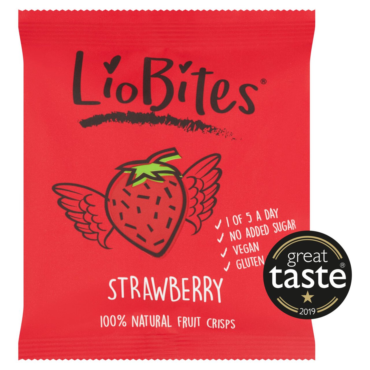 LioBites Freeze Dried Strawberry Crisps 8g