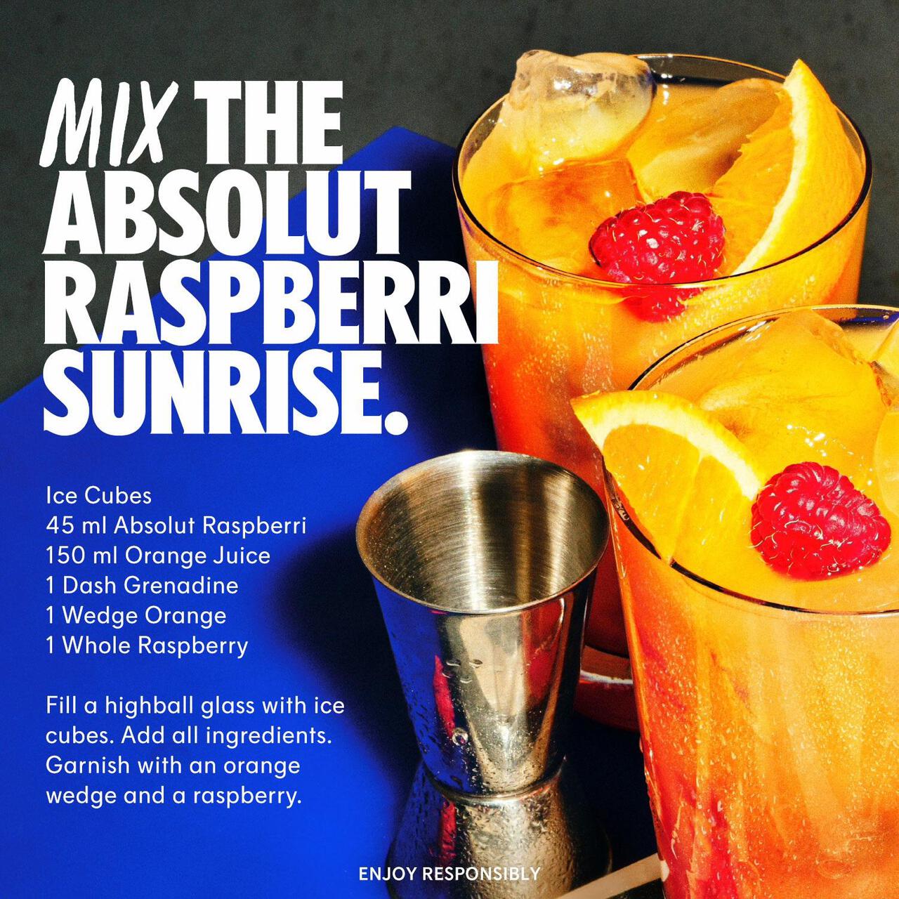 Absolut Raspberri Raspberry Flavoured Swedish Vodka 70cl
