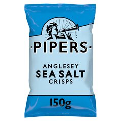Pipers Anglesey Sea Salt Sharing Bag Crisps 150g