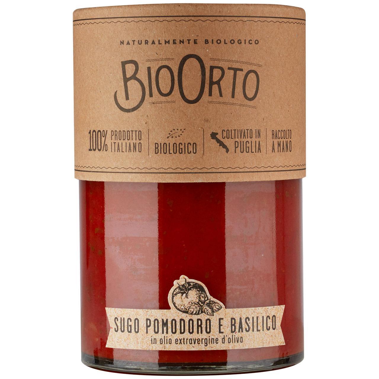 Bio Orto Organic Tomato & Basil Pasta Sauce 350g