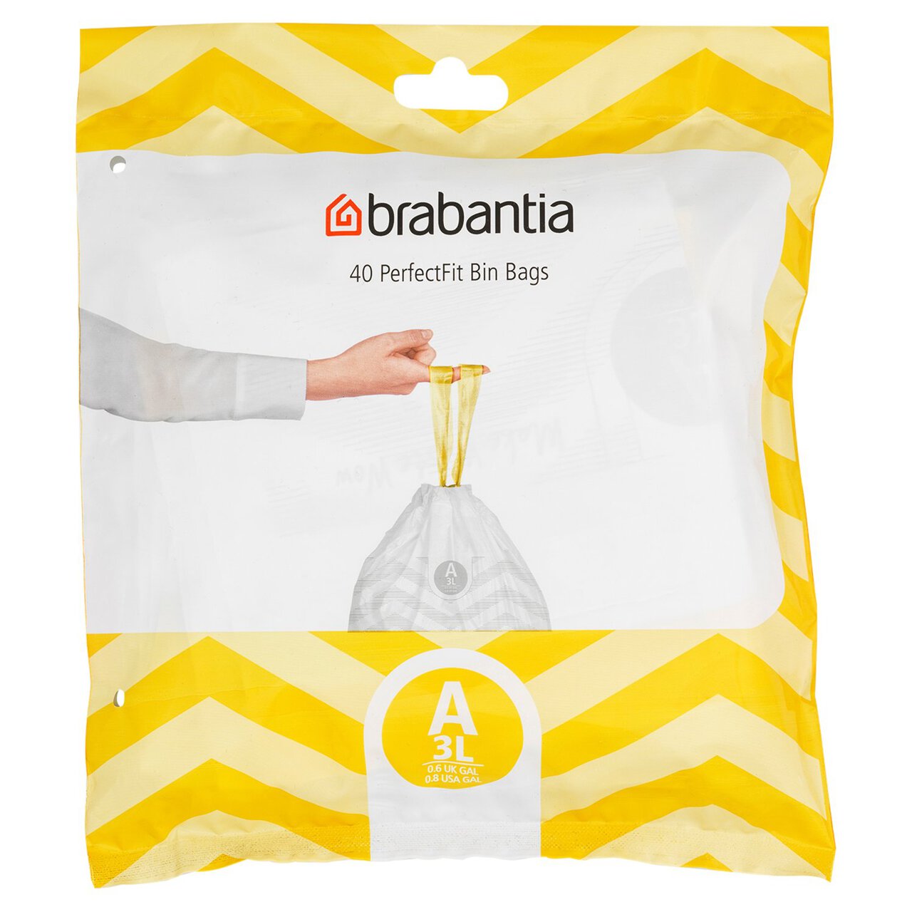 Brabantia A 3L Bin Liner Dispenser Pack 40 per pack