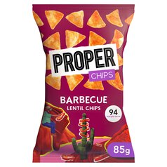Properchips Barbecue Lentil Chips 85g