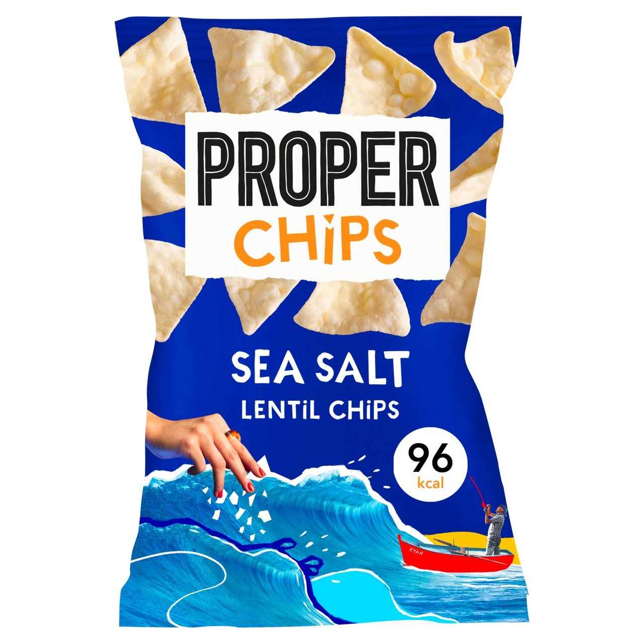 Properchips Sea Salt Lentil Tortilla chip 20g