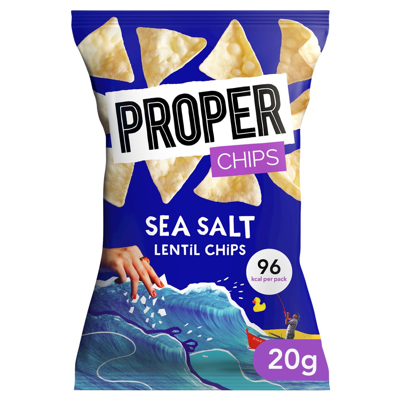 Properchips Sea Salt Lentil Chips 20g 20g