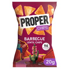 Properchips Barbecue Lentil Chips 20g 20g