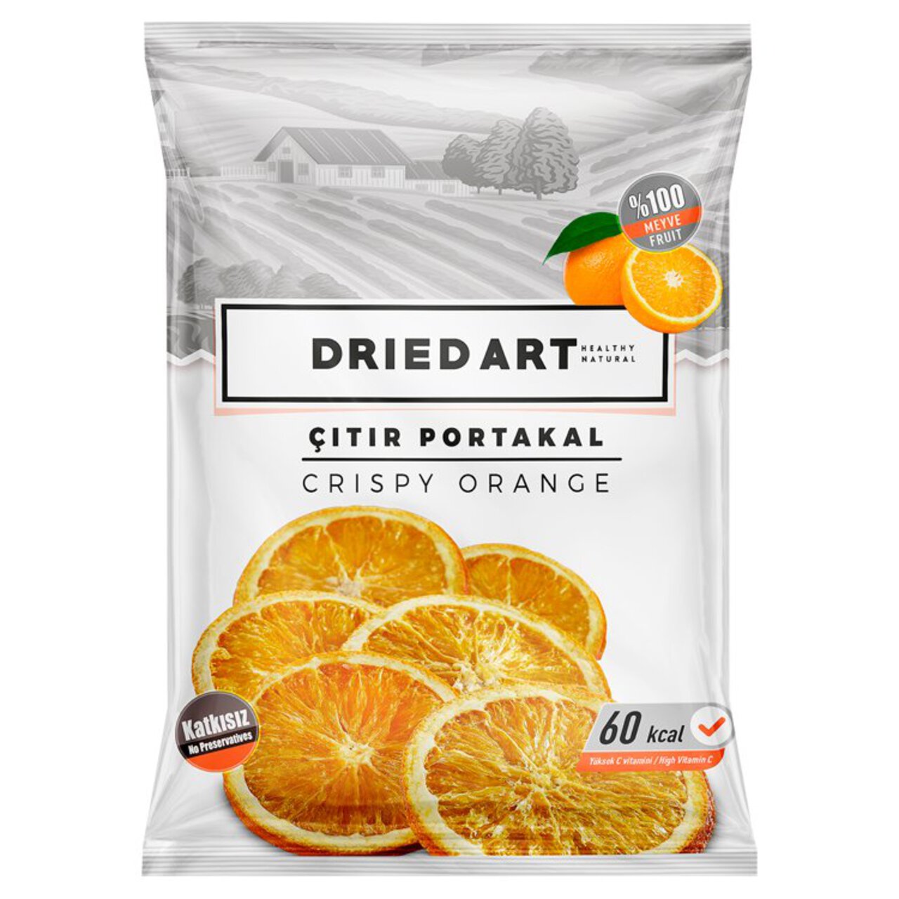 Dried Art Crispy Dried Orange Just Water Out 18g