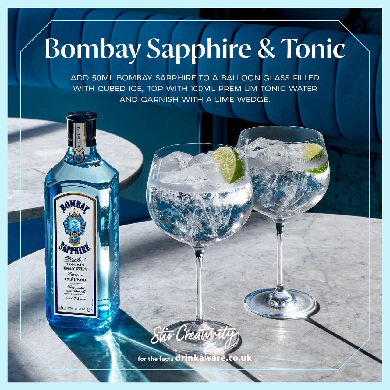 Bombay Sapphire Gin 1l