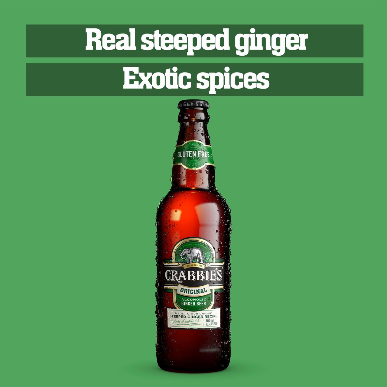 Crabbies Alcoholic Ginger Beer 500ml Zoom