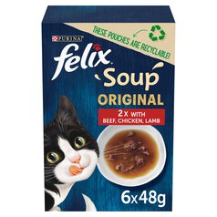 Felix Soup Cat Food Farm Selection 6 x 48g